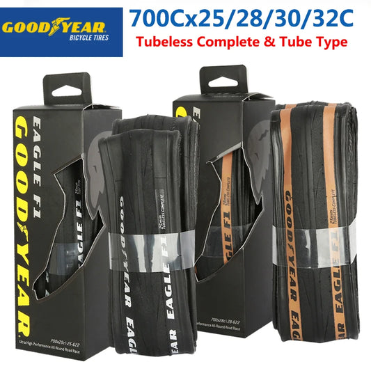 Goodyear Eagle F1 Road Bike Tires Tubeless/Tube Tyre 700x25C/28C/30C/32C Tire Bicycle Clincher Foldable Gravel Tyre Cycling Part
